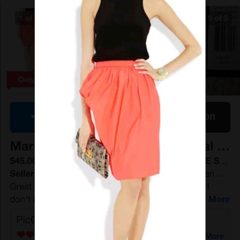 MARC BY MARC JACOBS neon orange & ivory